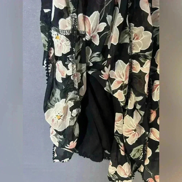 Untagged Floral Midi Dress Sz M/L - Picture 5 of 6